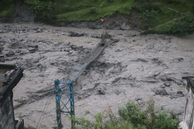 दार्चुलामा बाढीपहिरोः ५ जनाको मृत्यु, एकै घरका ४ बेपत्ता 